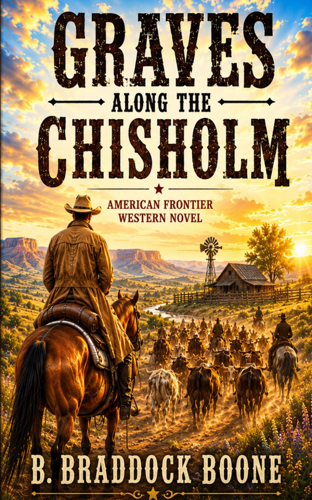 GRAVES ALONG THE CHISHOLM: American Frontier Western Novel