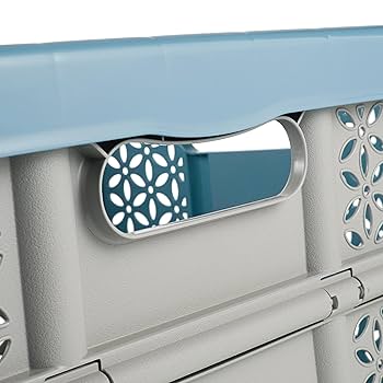 keeeper Stabilny, składany kosz z miękkimi uchwytami, 48 x