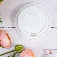 Vista 4 de DART Tapa plástica de capuchino blanco 16EL cabida para la taza caliente/fría de la espuma