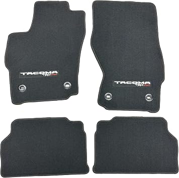 Toyota Tacoma TRD Sport Carpet Floor Mats, Crew Cab, Automatic Transmission, Black, 2024+