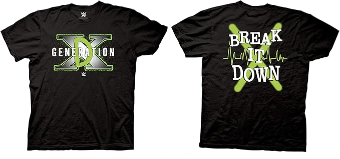 Amazon Com Dx D Generation X Break It Down Mens Black T Shirt Sports Outdoors
