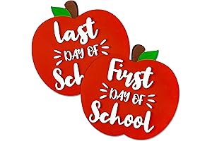 First Day of School and Last Day of School Chalkboard Sign -...