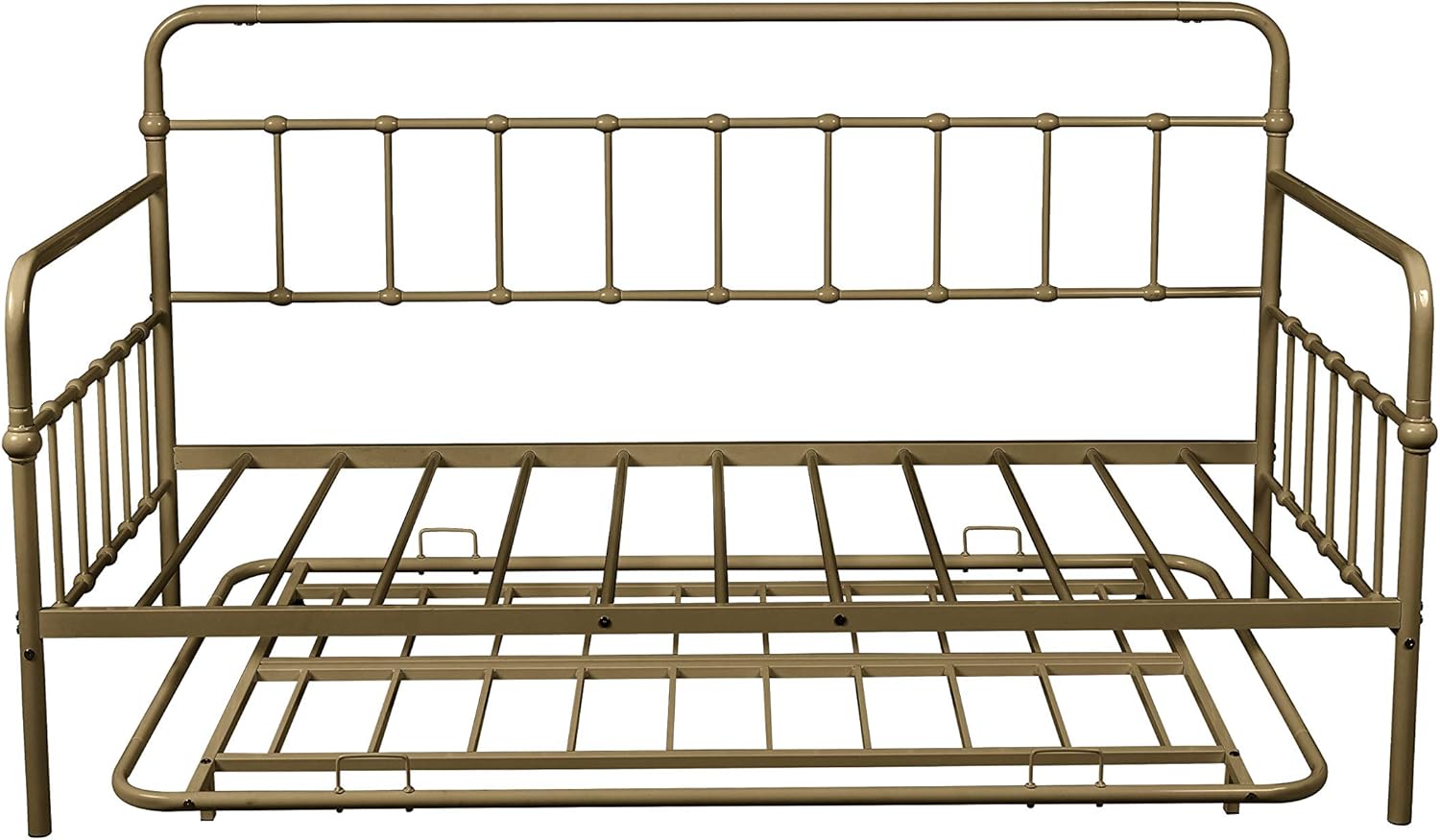 uslion Metal Frame Daybed with Trundle Twin Daybed Frame