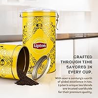 Vista 3 de Lipton Yellow Label International Blend Gift Jar Loose Black Tea Bold & Rich Flavor For Tea Lovers Jar of Joy 430g
