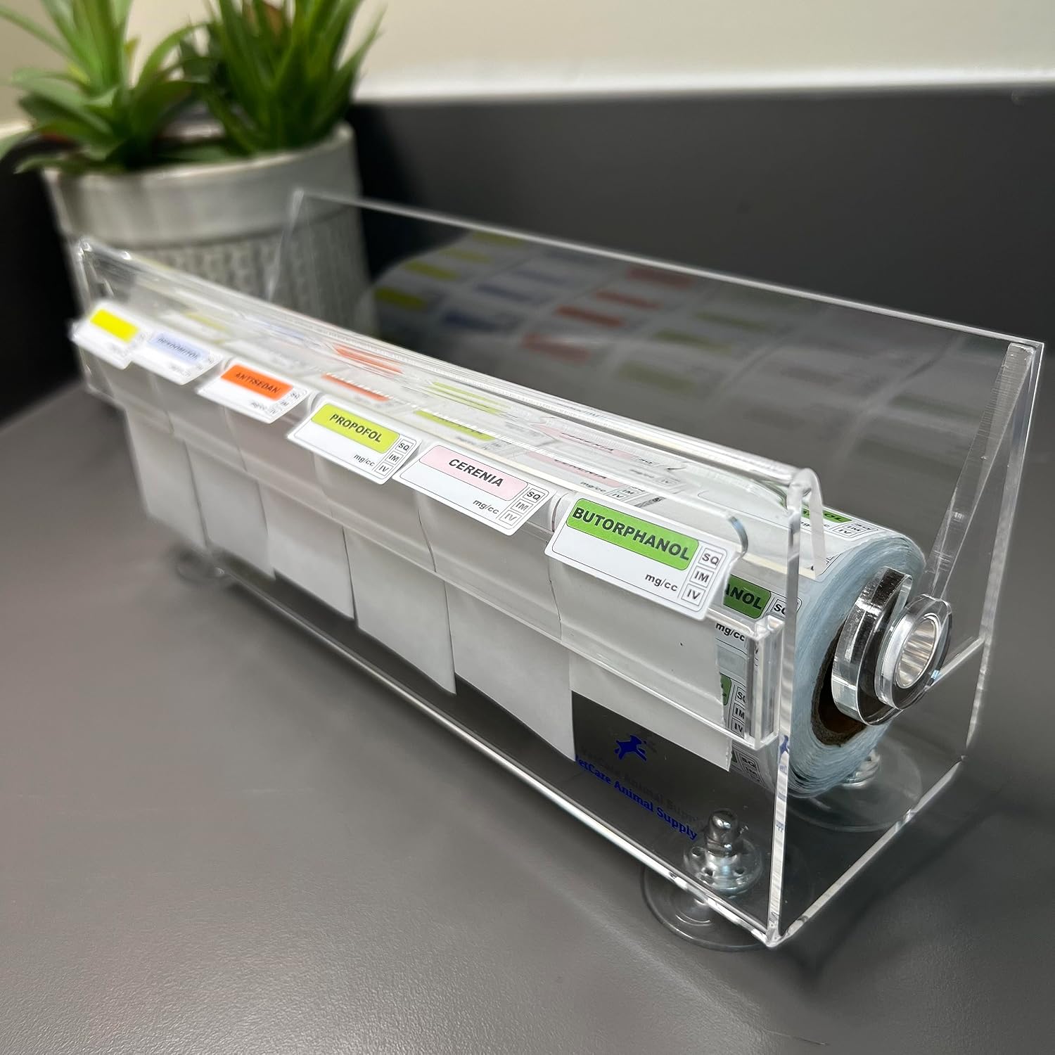 Veterinary Labels Dispenser & Drug Syringe Labels Office