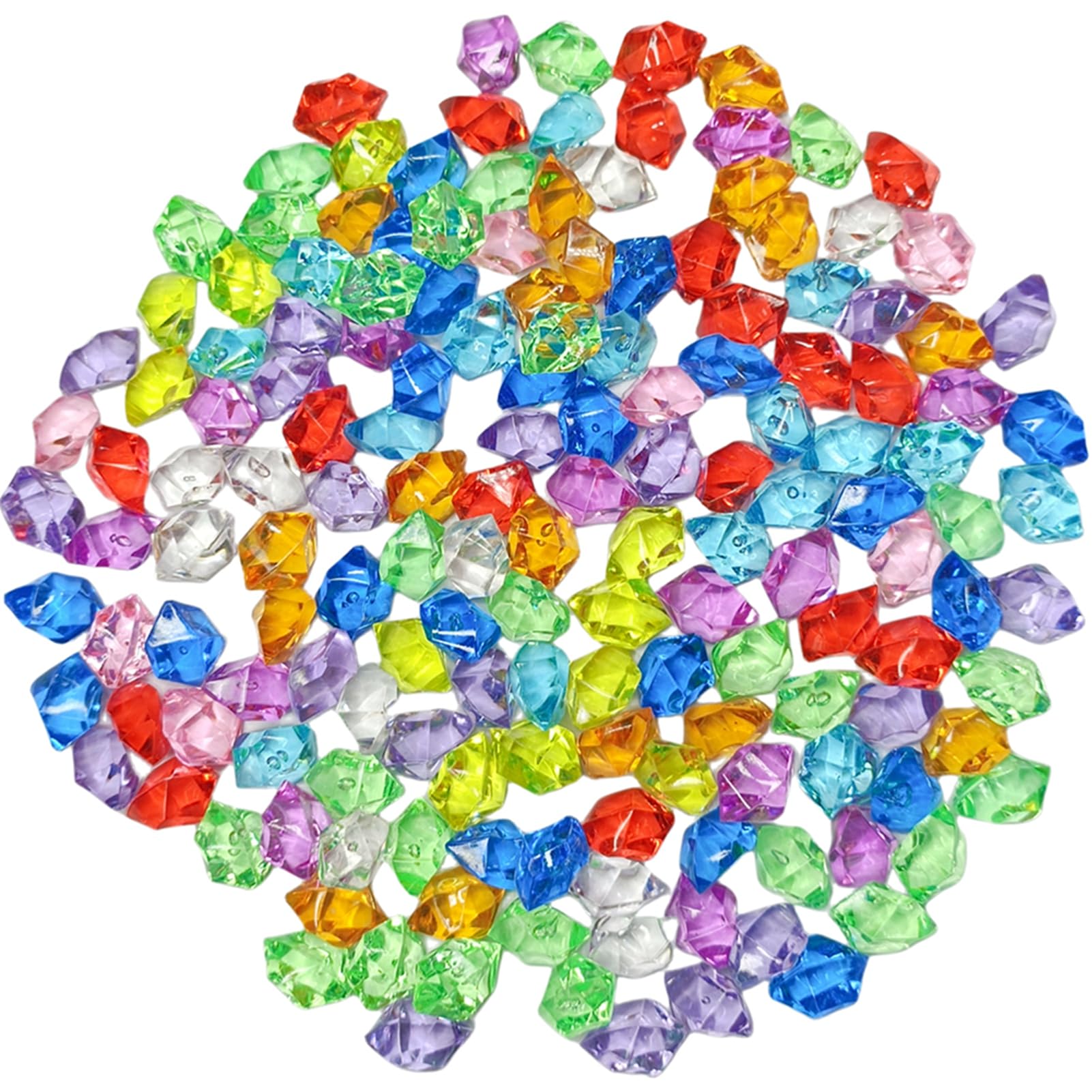 Amazon.co.jp: Featuman マルチカラークリスタル宝石 プラスチック 