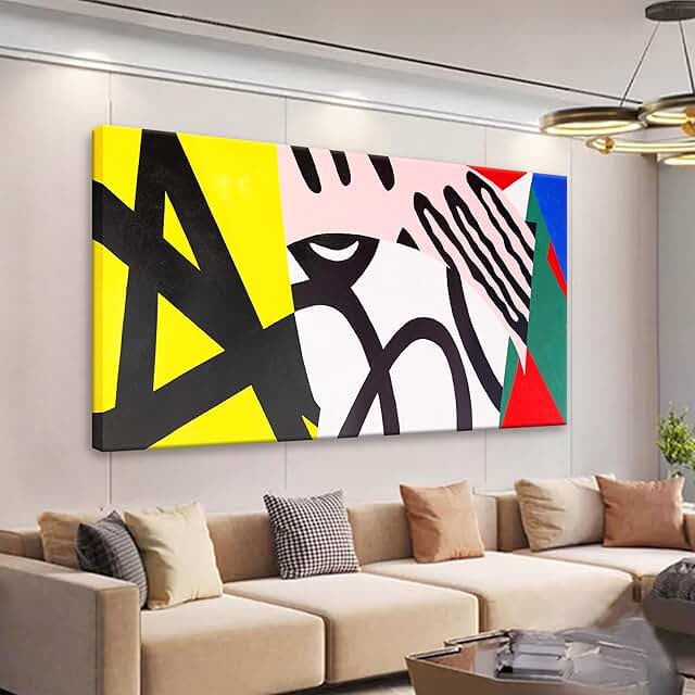 Tsomzxng Large Abstract Wall Art For Living Room Prints Artwork Abstract...