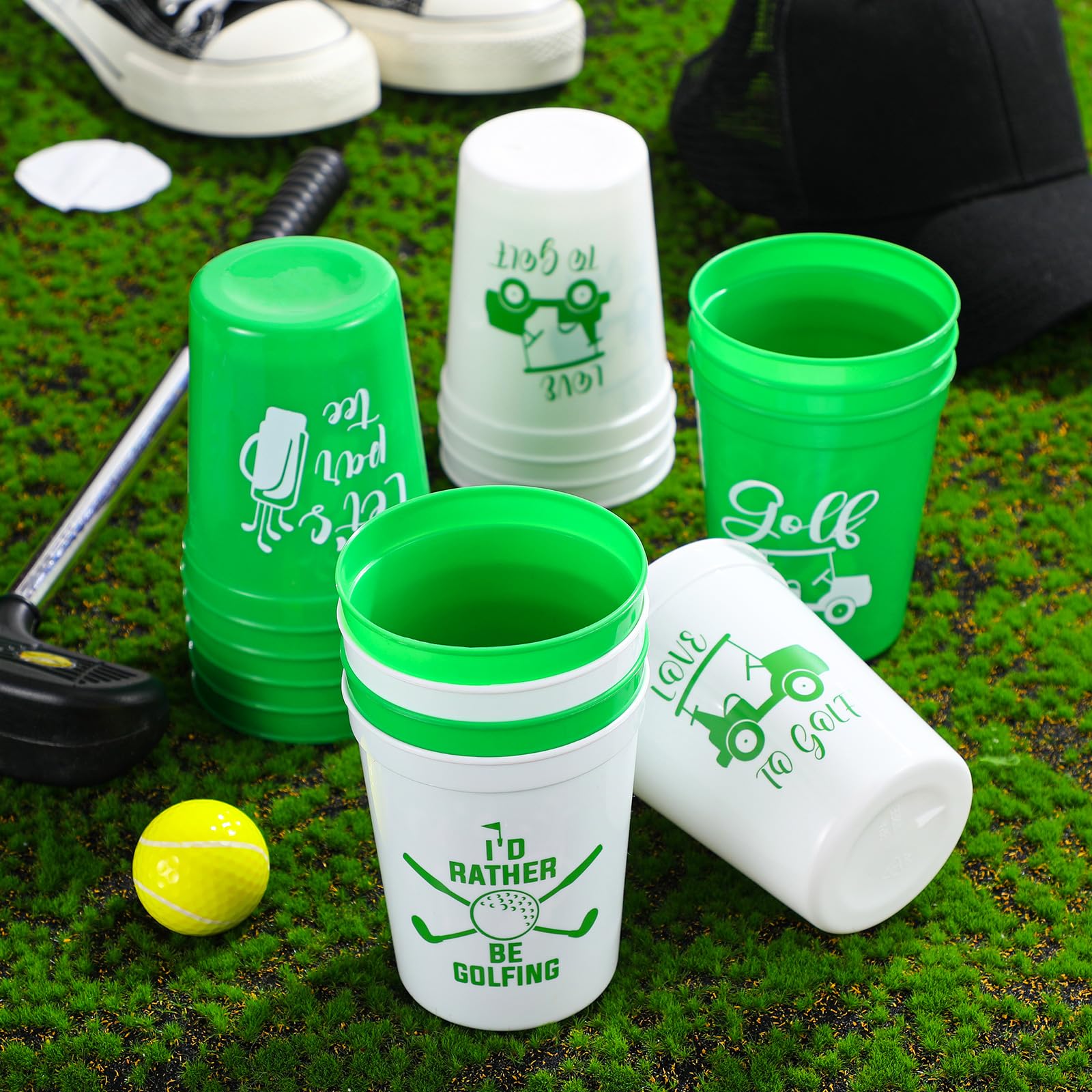 Norme Lot de 48 gobelets réutilisables en plastique de 473 ml