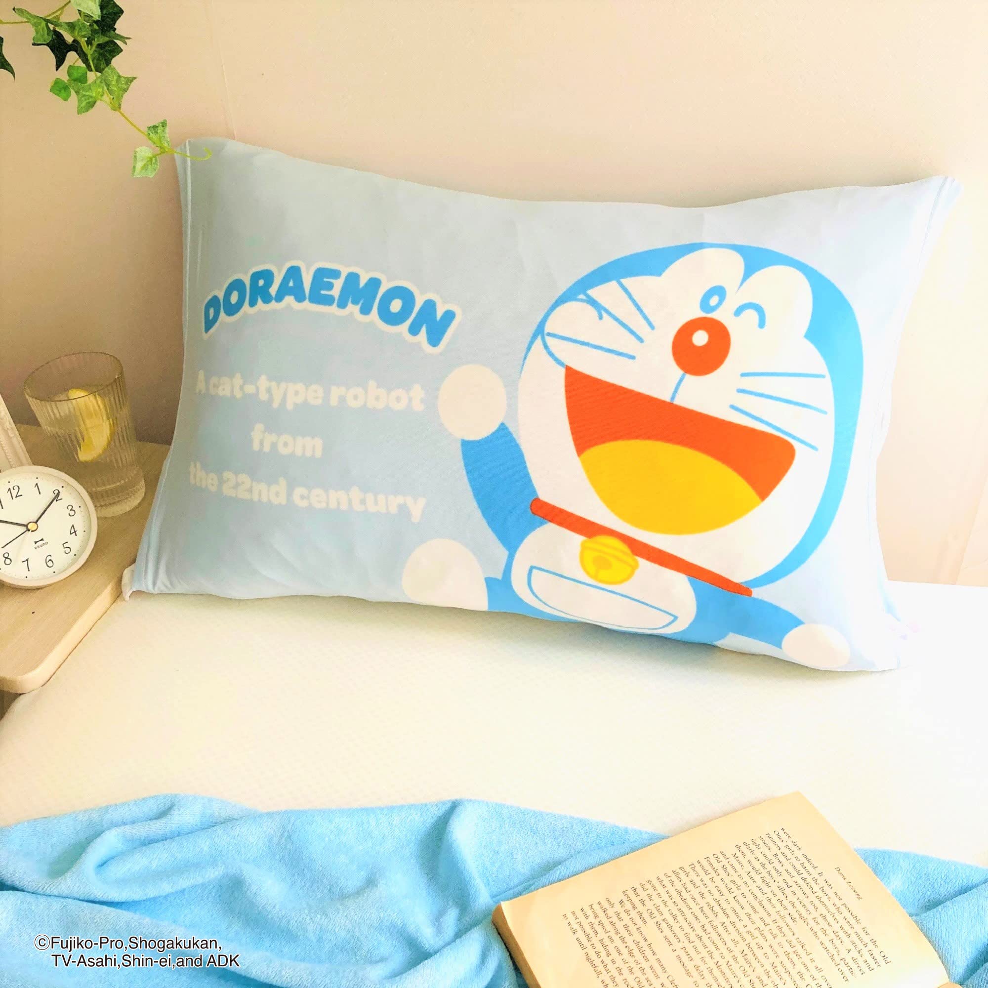 Amazon.co.jp: MORIPiLO 枕カバー のびのび 夏用 冷感 ドラえもん
