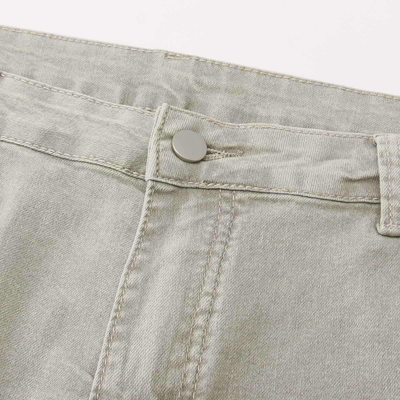 Jeans da uomo patchwork, slim fit, in denim, Y2K, alla moda, con effetto washed, per il tempo libero, pantaloni casual da uomo, stampati, semplici, versatili