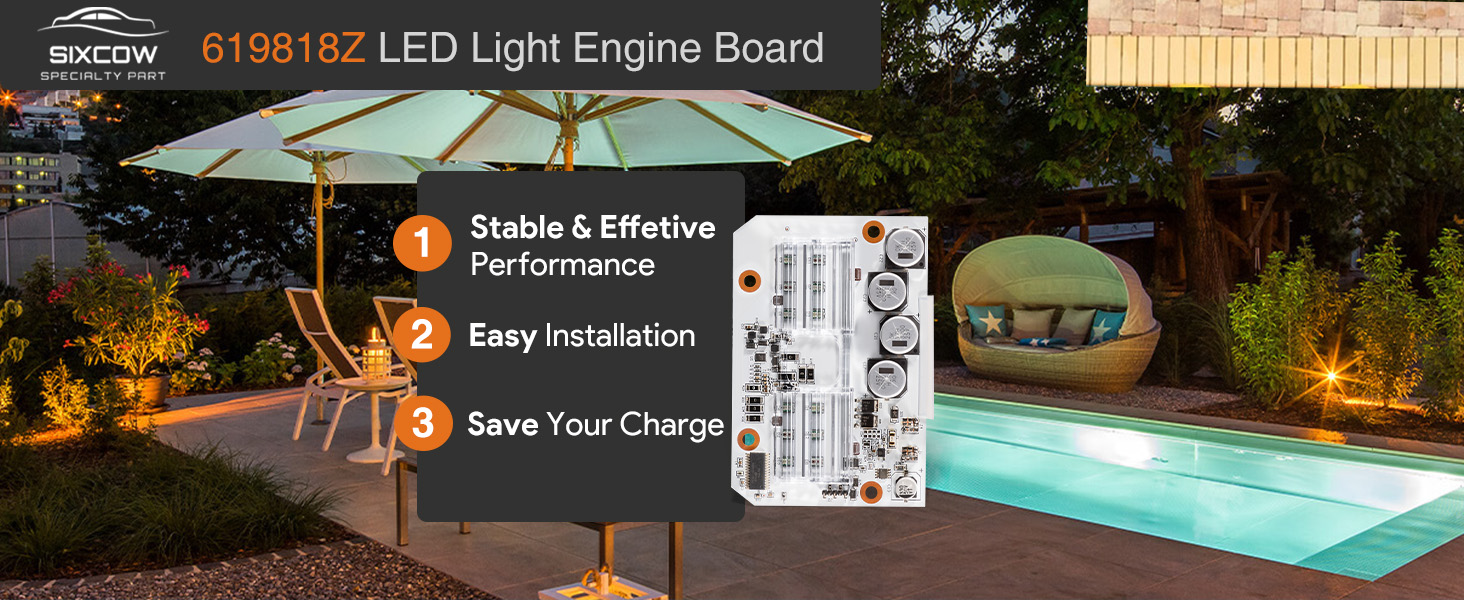 Amazon.com: sixcow 619818Z Led Light Engine Board Replacement for