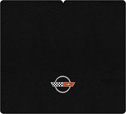 Lloyd Mats Tapetes alfombrados a medida, revestimientos de lujo de primera calidad para Corvette Coupé 1984-1990, tapetes negros