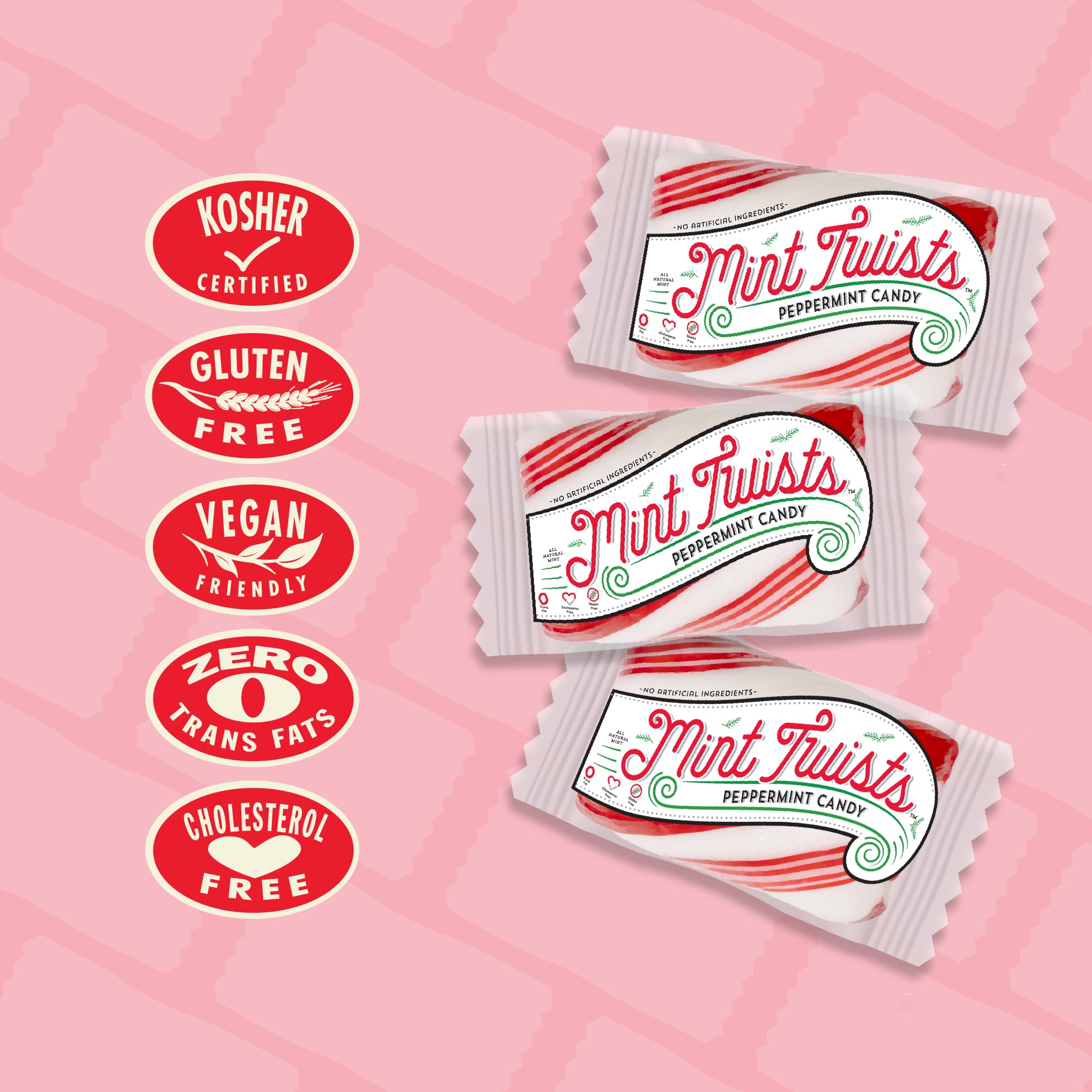 Amazon.com : Atkinson's Natural Mint Twists - Peppermint Red