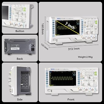 RIGOL DS1102Z-E Digital Oscilloscope, 100MHz, 2 Channel, 1GSa/s, 24Mpts