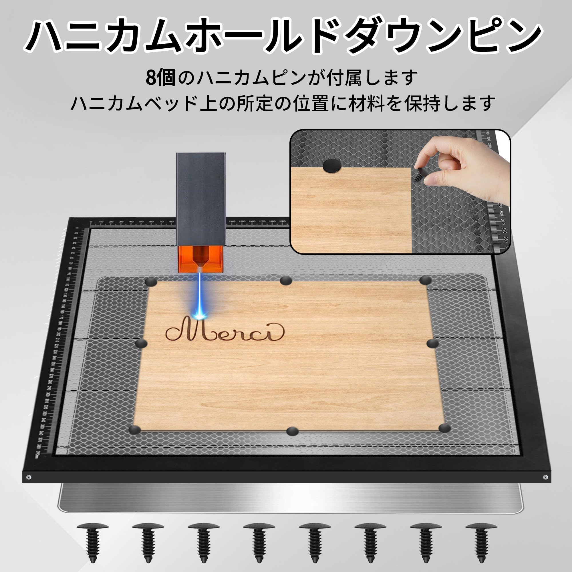 Amazon.co.jp: ohbien ハニカムパネル 460x460x22mm レーザーハニカム