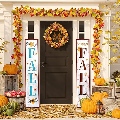 Miniatura 3 de 24 plantillas de otoño para pintar sobre madera, plantillas reutilizables de calabaza y hojas de otoño, plantillas de arce con texto en inglés Hello