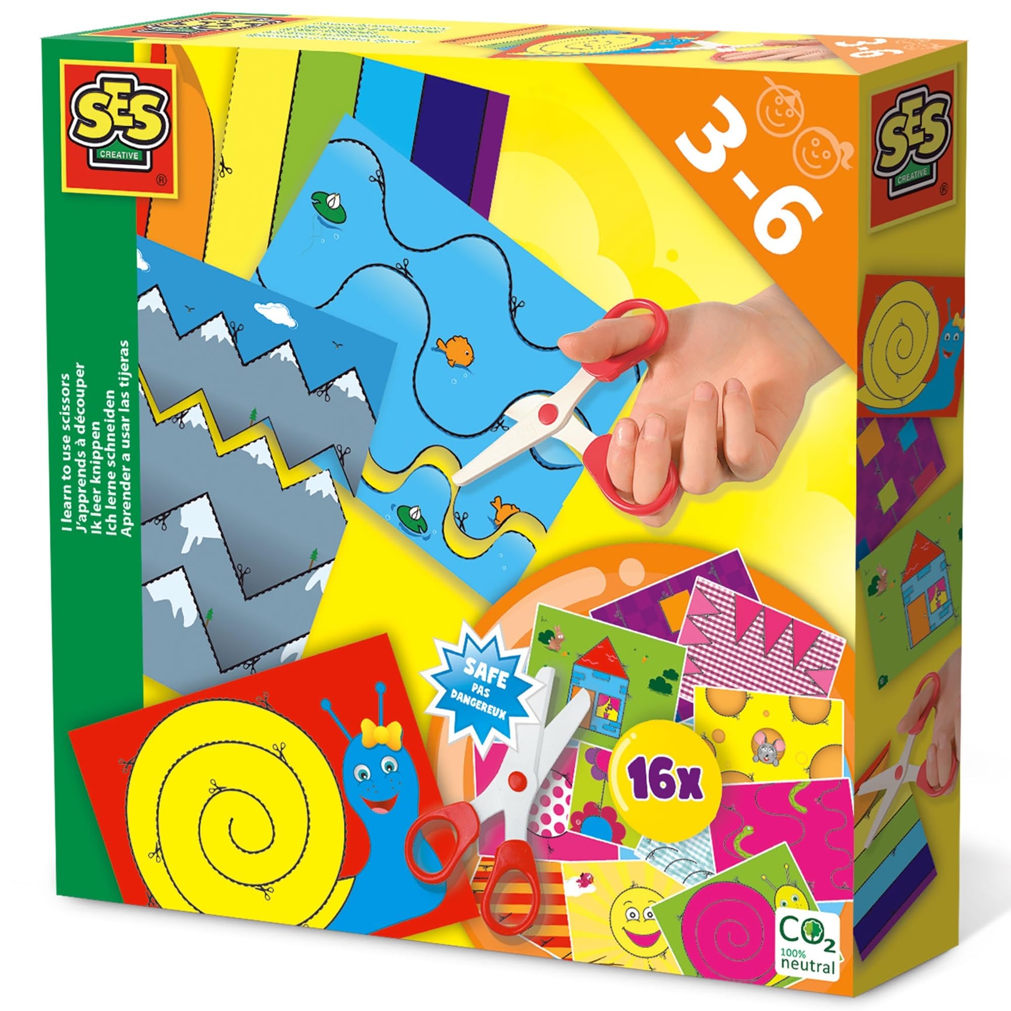 SES Creative 14809 Learn to use Scissors, Multicolored