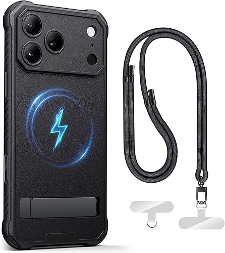 Miniatura 49 de Funda para Samsung Galaxy S25 Edge, compatible con MagSafe y soporte integrado, probada contra caídas de grado militar, mate, resistente, a prueba