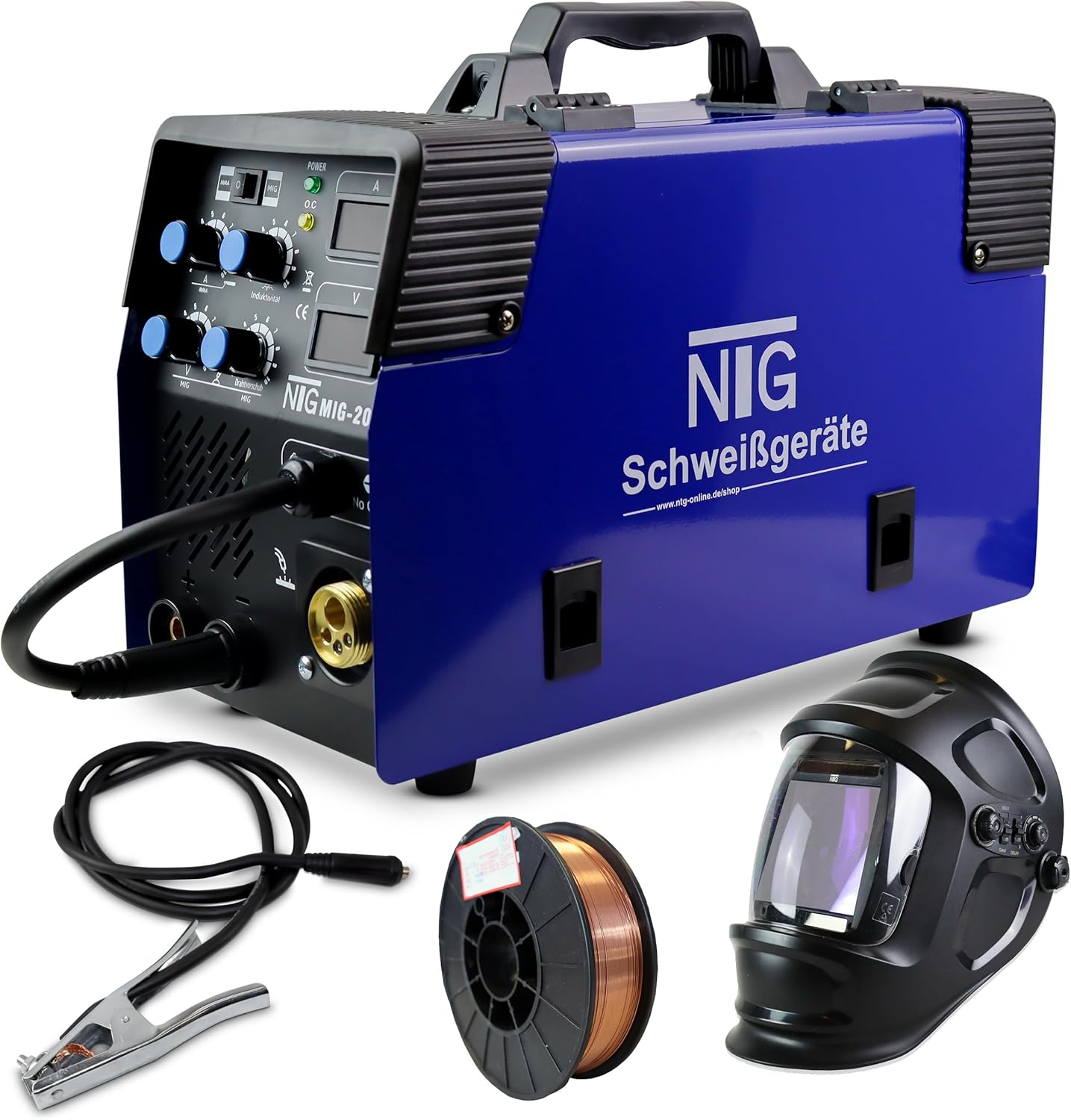 Poste à Souder MIG/MAG Inverter HITBOX 200A - Soude MMA, Lift TIG, Gaz Ou Sans Gaz, 220V. Garantie 2 Ans.