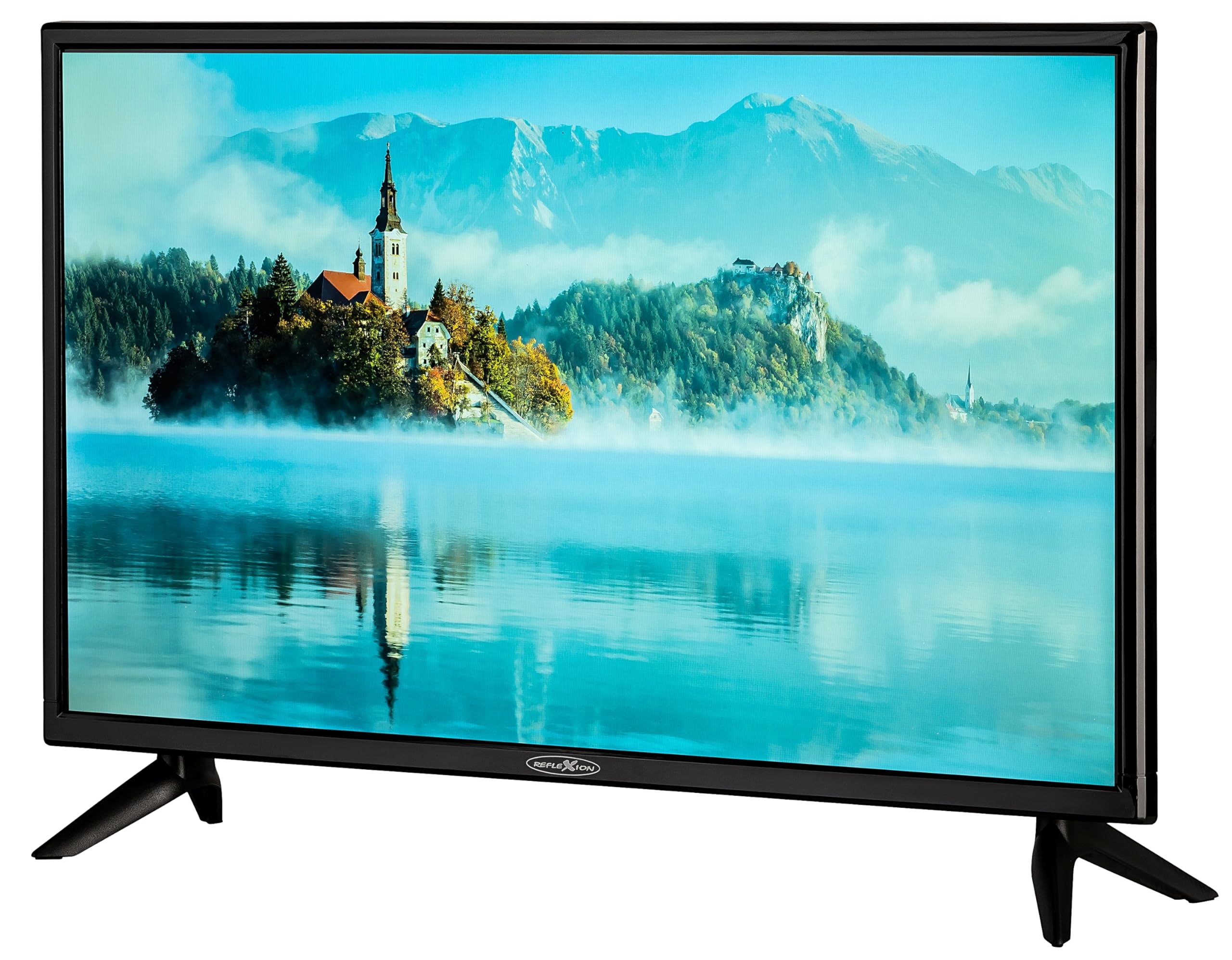 REFLEXION LED24IBT Smart LED Fernseher, LG webOSHub, 60 cm / 24 Zoll, Wohnwagen/Wohnmobil/Camping/Caravan/Boot/LKW TV, 12/230 Volt, Full HD, Triple Tuner, DVB-T2HD, DVB-S2, DVB-C, Bluetooth, WLAN