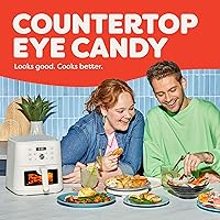 Vista 8 de Instant Pot 4Qt VORTEX 6 en 1 Mini Freidora de Aire, Opciones de Programa Personalizado, Freír al Aire, Asar, Asar a la Parrilla, Deshidratar