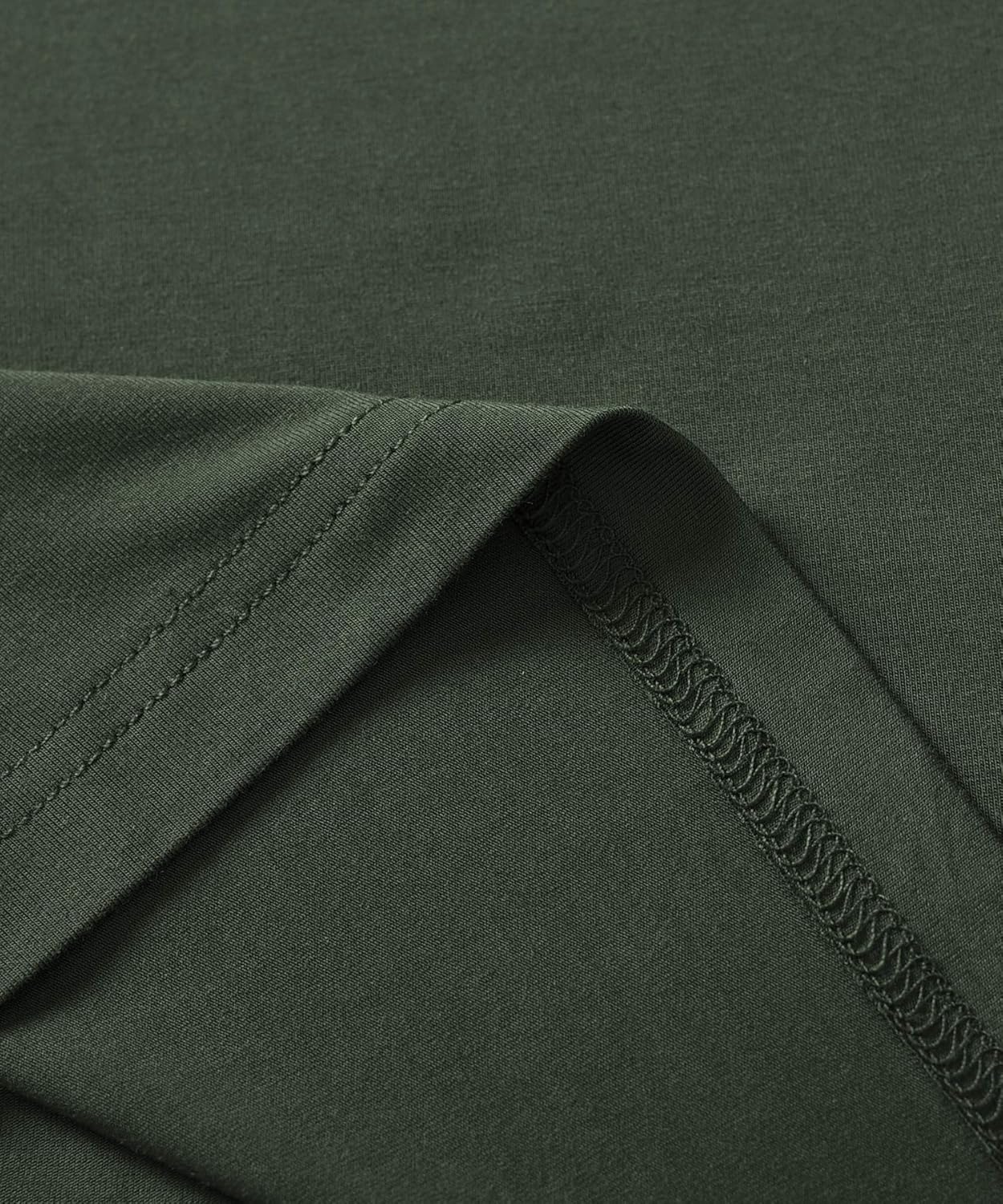 Latuza Men's Viscose Pajama Top Long Sleeves Sleep T-Shirt - Image 4