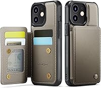 Vista 39 de Vinich Funda tipo cartera para iPhone 11 con soporte para tarjetas, bloqueo RFID, ranuras de crédito, función atril, a prueba de golpes, para Negro