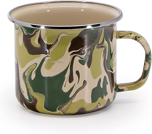 Miniatura 5 de Golden Rabbit Enamelware - Juego de 4-24oz Grande Tazas (Forest Glen)