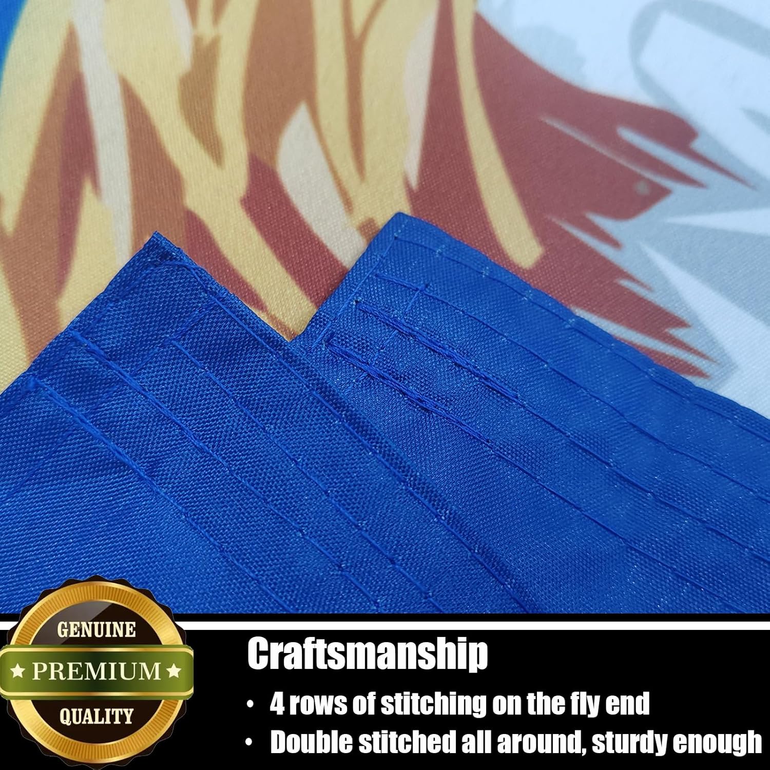 Louisiana Flag 3x5 FT Sturdy for Outside, Heavy Duty 3Ply Polyester Louisiana State Flags Outdoor, Double Sided Long Lasting LA State Flag Brass Grommets - Image 5