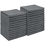 AIDEA Microfiber Cleaning Cloth Grey 24PK, Microfiber Towels for Cars, Premium Car Cloths, Dusting Cloth Lint Free Cleaning Rags for SUVs, House, Kitchen, Window, Workshops,11.511.5