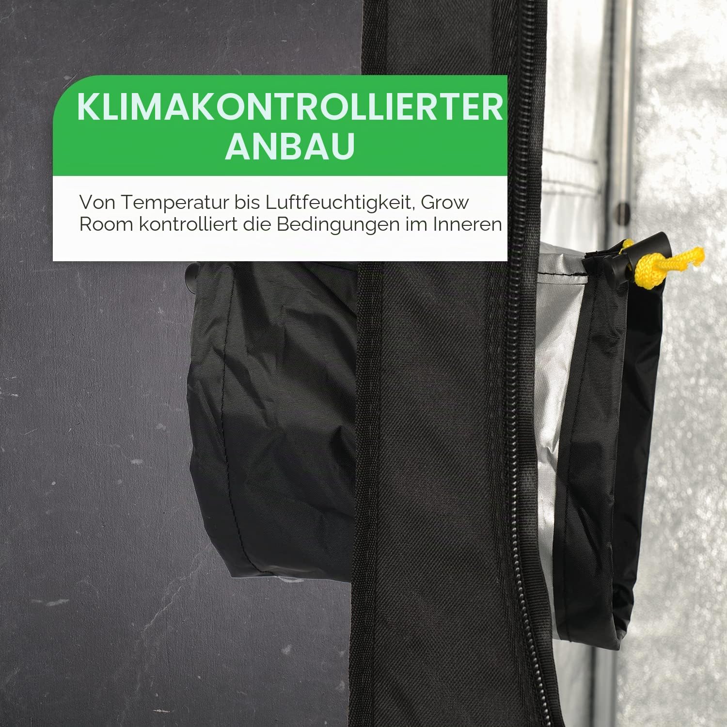 TNT 120 l Wachstumszelt (120 x 60 x 160 cm)