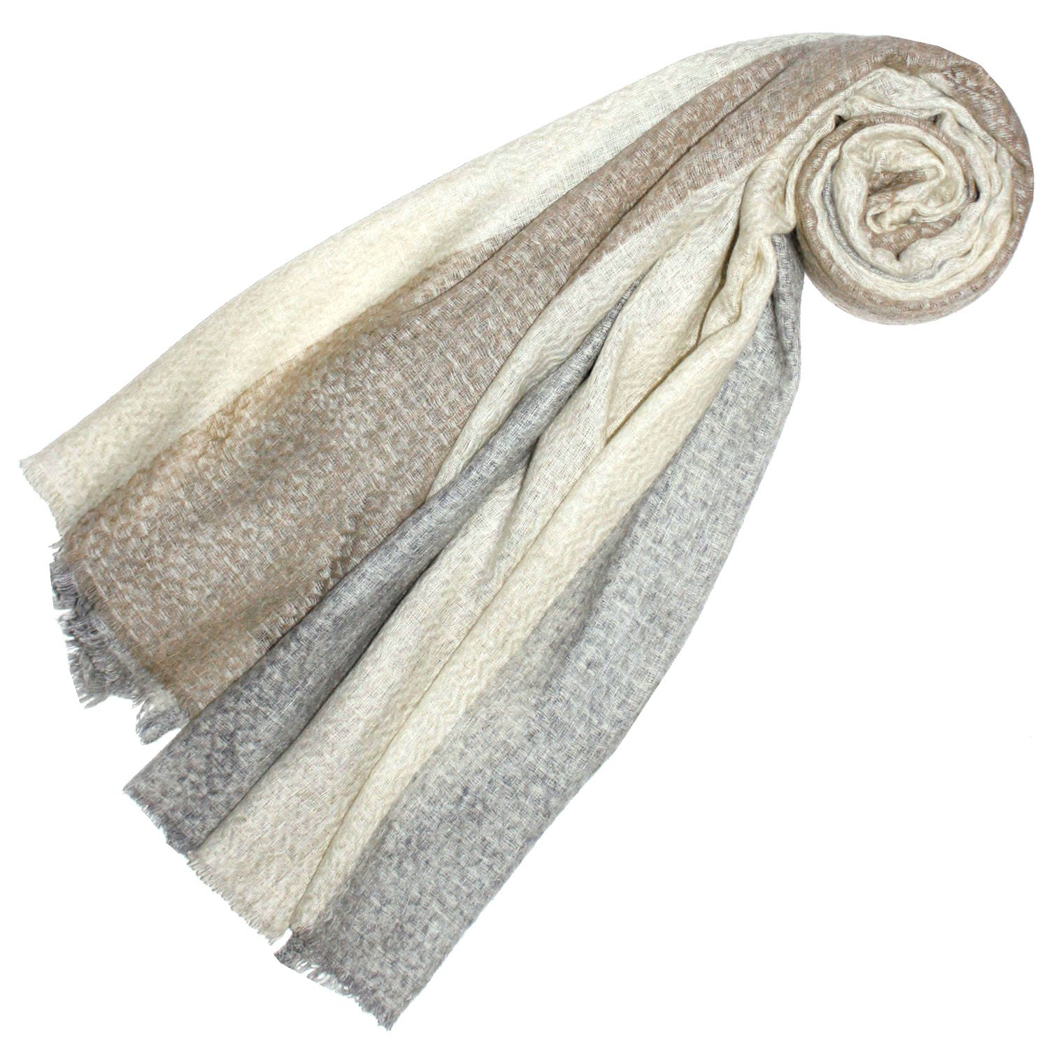 Lorenzo Cana Pashmina Damenschal Schaltuch 100% Kaschmir flauschig leicht Stola Umschlagtuch Kaschmirschal Kaschmirtuch Kaschmirpashmina Naturfaser 78285