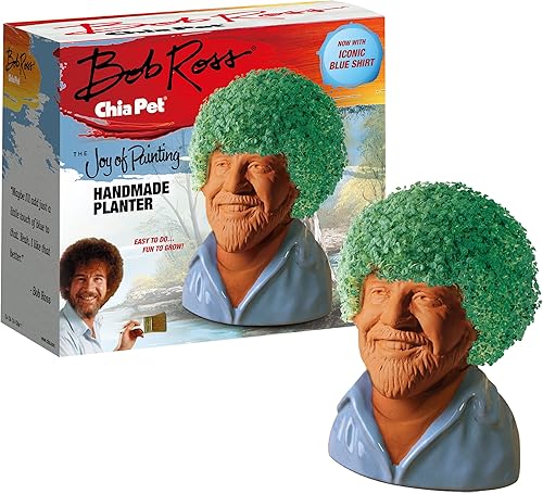 Miniatura 5 de Chia Pet  Maceta decorativa de Bob Ross fácil de hacer y divertido de ver crecer regalo novedoso perfecto para cualquier ocasión