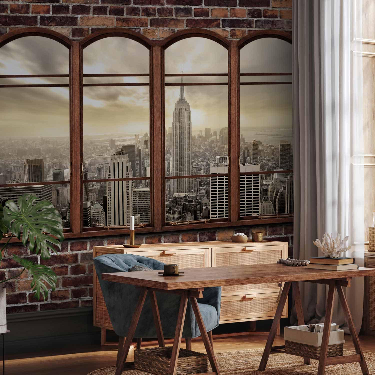 Peel And Stick Wallpaper New York City Wall Mural 135x101 Inch - Peel ...