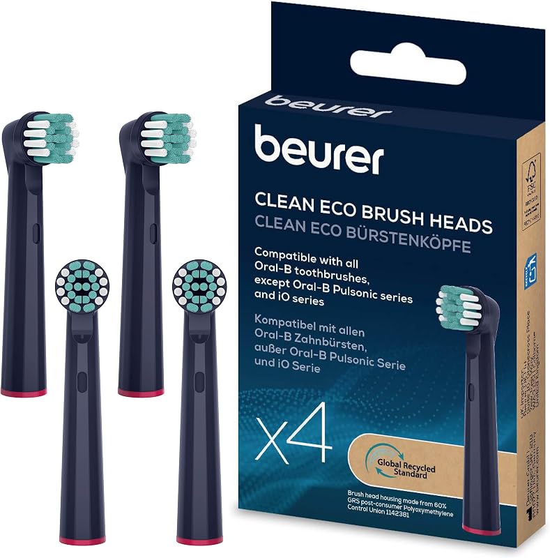 Beurer TB Sensitive Eco, 4 testine per spazzolino
