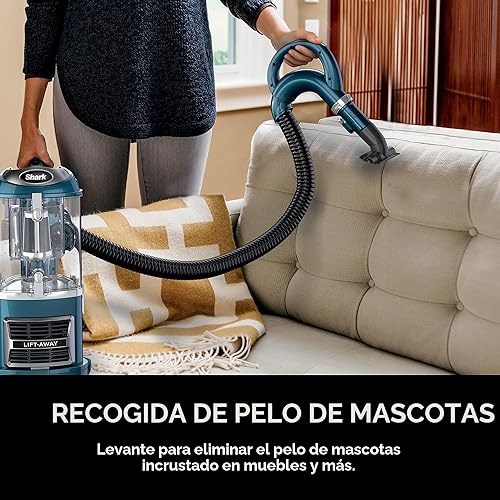 Vista 4 de Aspiradora vertical de Shark, Navigator con cepillo autolimpiable elevable, filtro HEPA, dirección giratoria, herramienta para tapicería