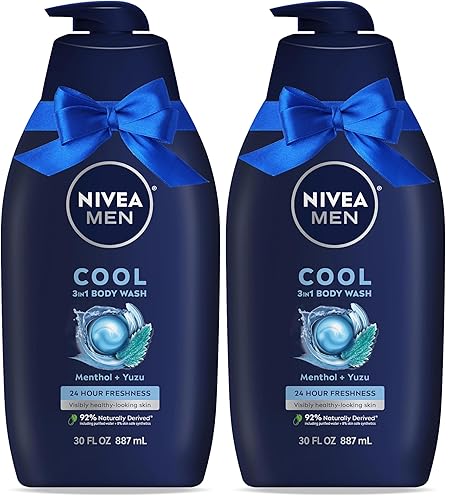 Miniatura 10 de Nivea Men Gel de baño Sport con minerales revitalizantes, botella de 16.9 onzas líquidas (paquete de 2)