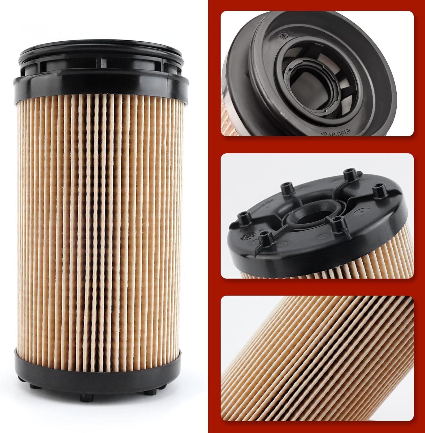 Upgraded Automotive Oil Filter Set, For 2025 Dodge Ram 2500 3500 4500 5500, For 2026 Dodge Ram 2500 3500 4500 5500,For 6.7L Cummins ISB 68677800AA 68677810AA LF16453