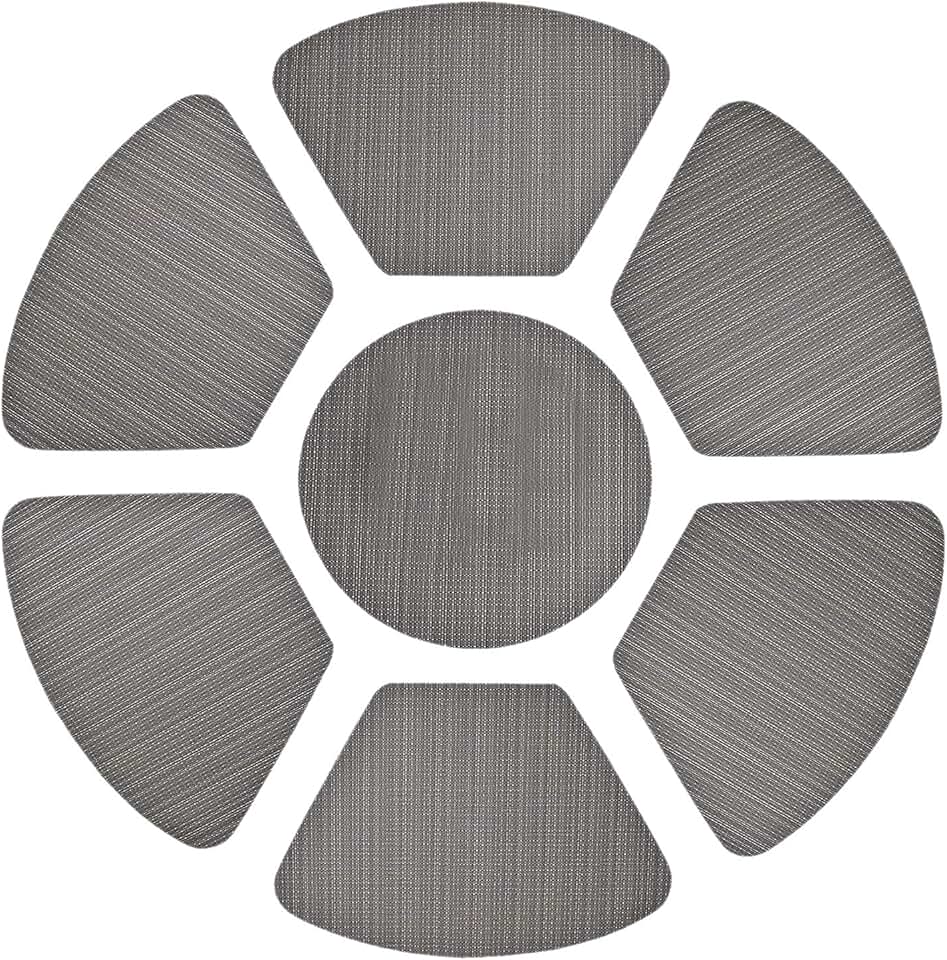 wedge shaped placemats