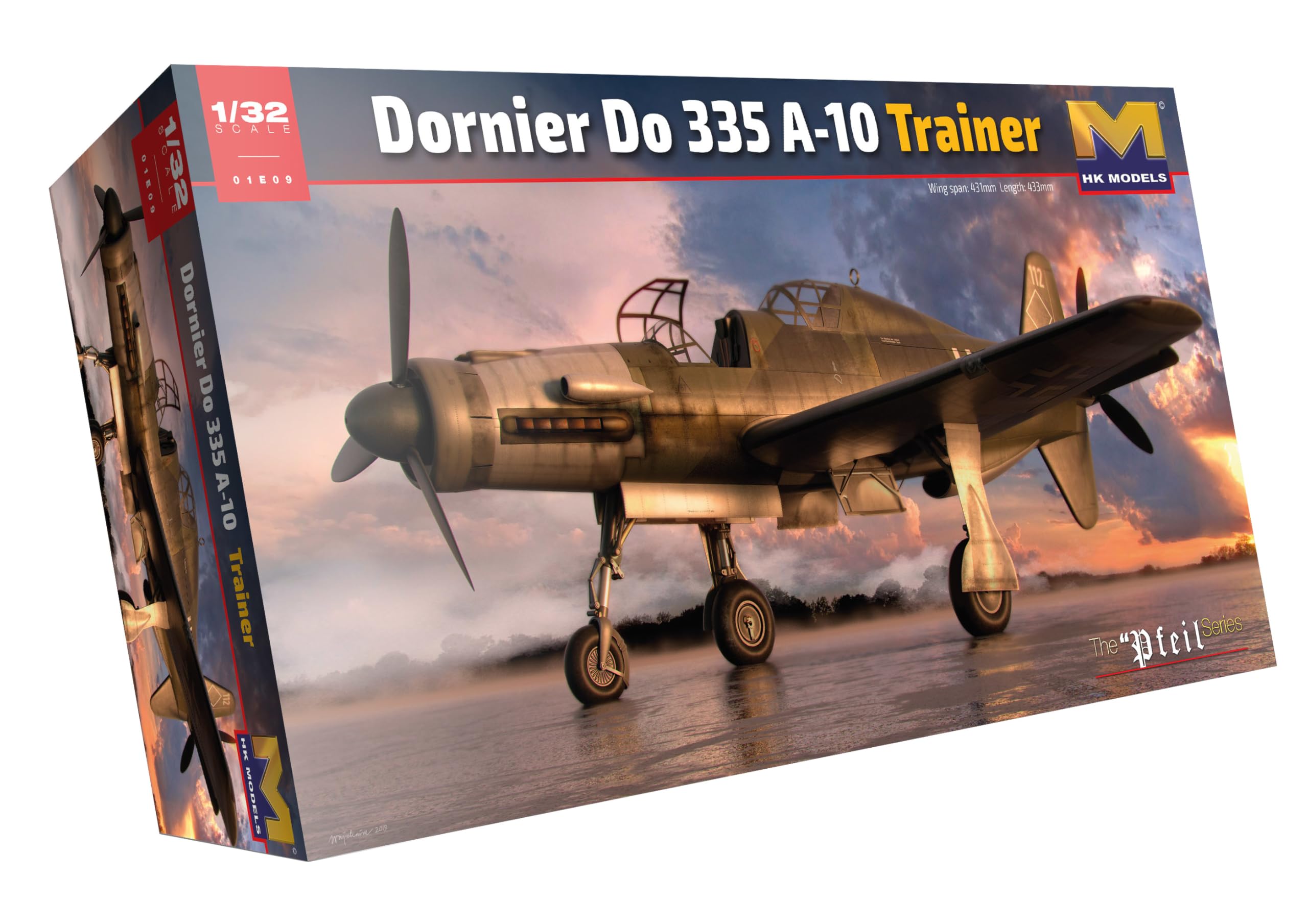 (未使用･未開封品)　Hong Kong Models 1/32 ドルニエDo335 B-2 駆逐機 プラモデル f4u0baa Amazon | HKモデル 1/32ドルニエ Do335A-10 練習機 プラモデル