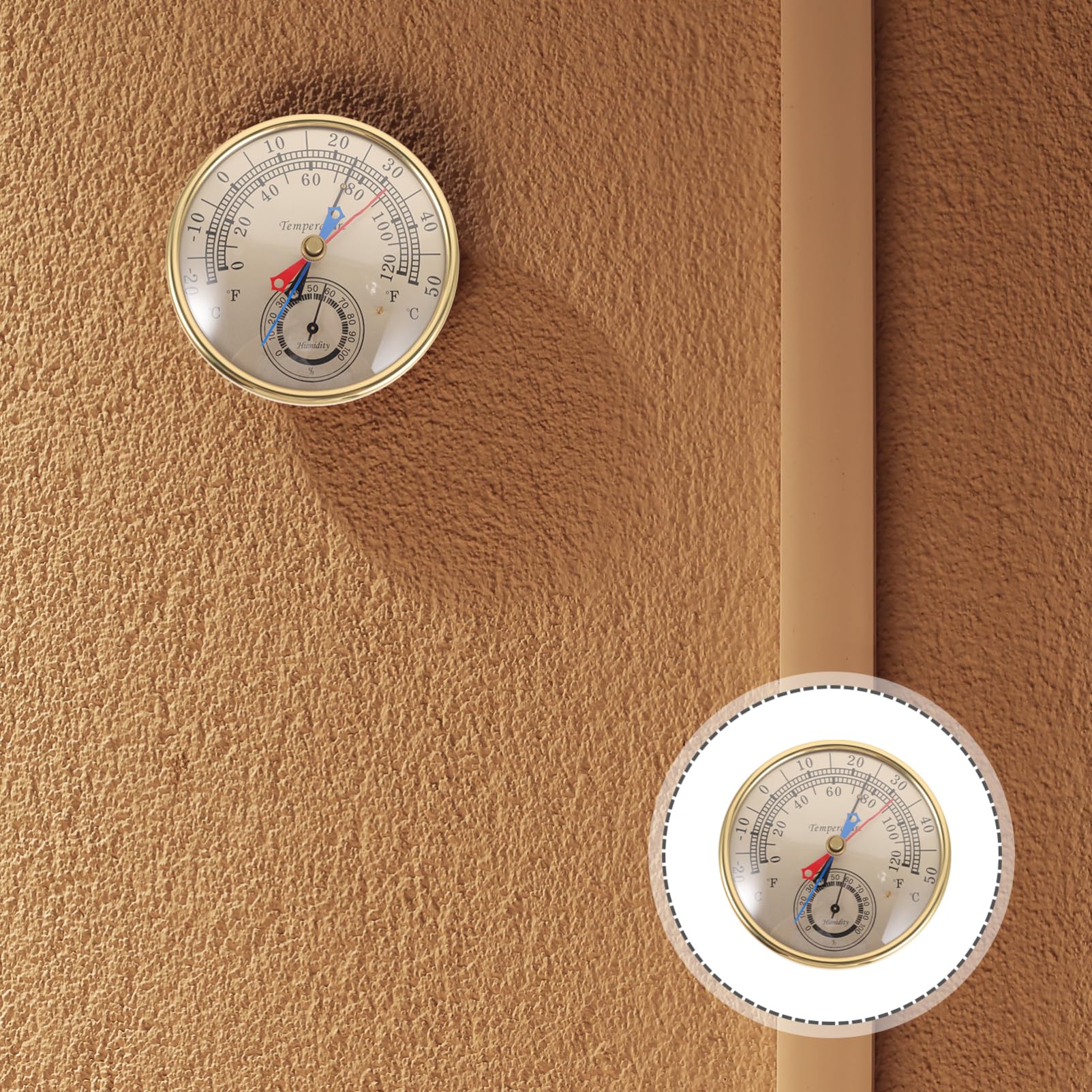 YARNOW 2 Pz Termoigrometro Termometro Di Massima e Minima Igrometro All'aperto Temperatura Esterna Temperatura Casa Meteorologica Stazioni Meteorologiche Termometri Plastica