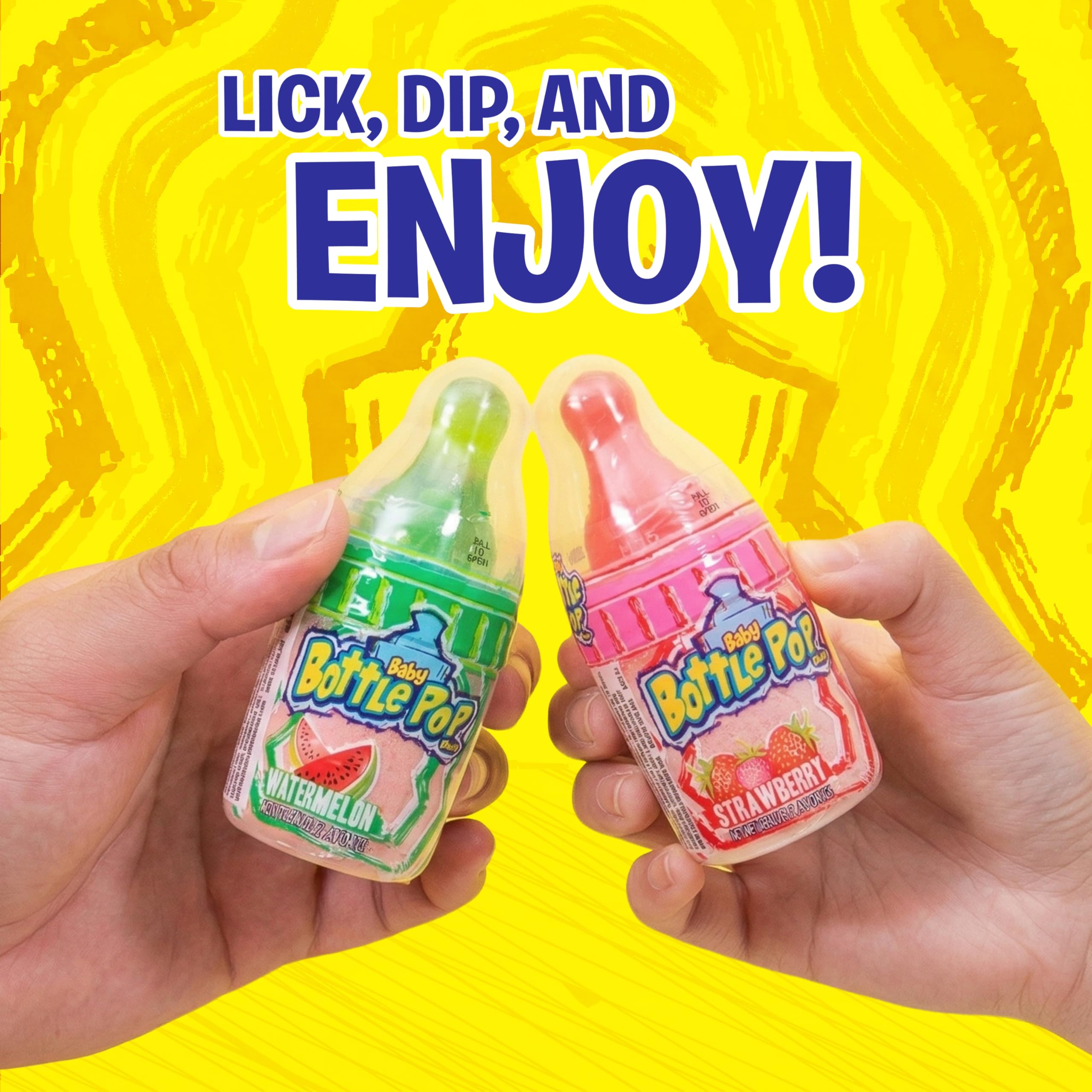 Amazon.com: Baby Bottle Pop Blue Raspberry Lollipops - 10 Count