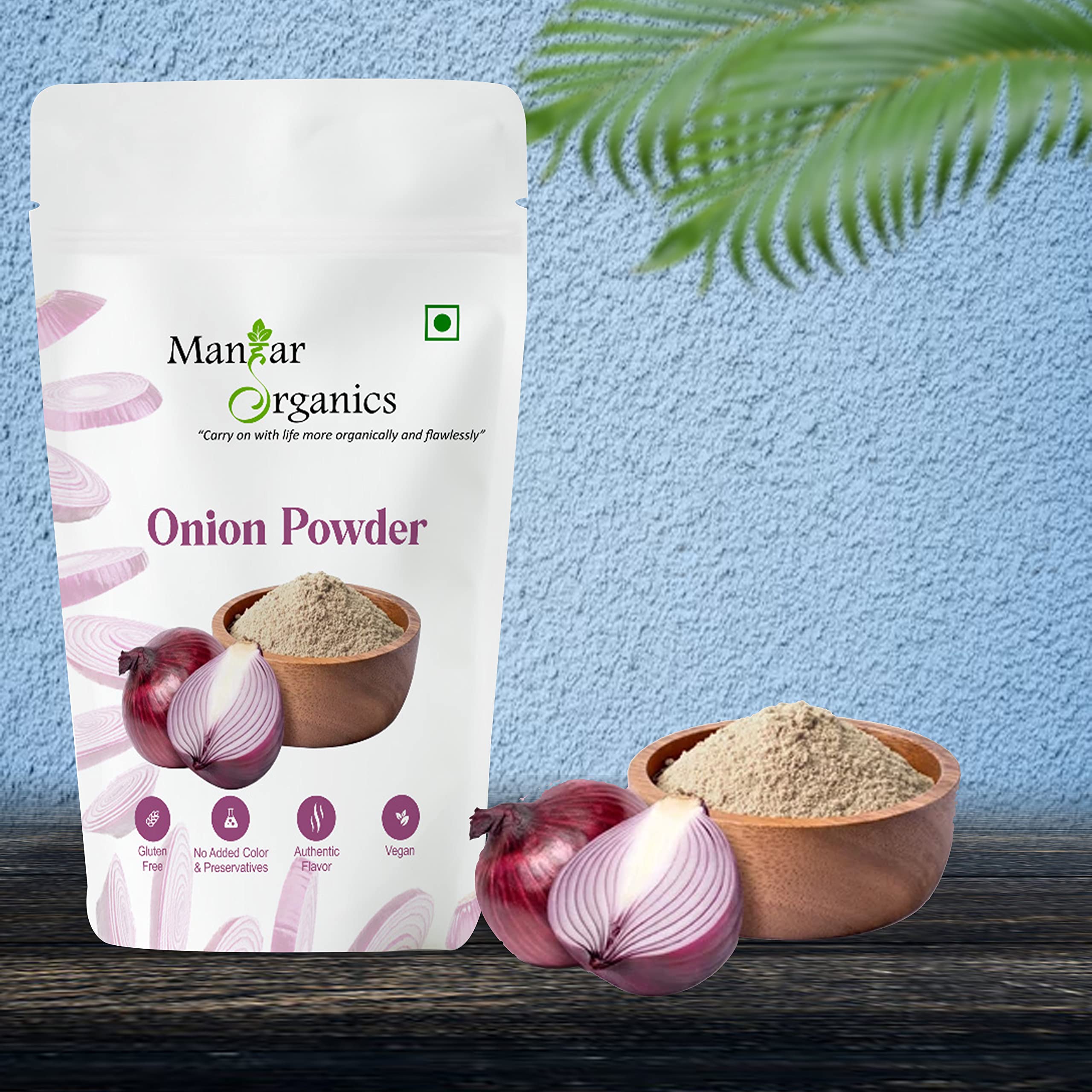 ManHar Organics Dehydrated Onion Powder 1KG - Flavorful & Aromatic Powder for Cooking and Seasoning | Natural Flavor Enhancer | No Additives, Preservatives - Image 3 thumbnail