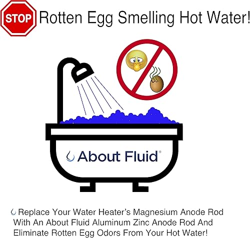 Miniatura 6 de Michigan - Varilla de ánodo de aluminio/zinc para calentador de agua, conectores flexibles de cable de acero inoxidable 304. Compatible con: Reem