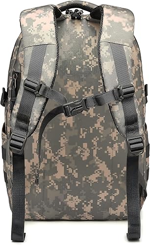 Miniatura 85 de Wotony Mochila táctica militar, mochila para hombres pequeña bolsa táctica de asalto negro