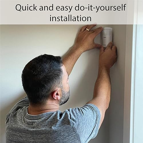 Miniatura 7 de Sensores de movimiento inalámbricos OSI (Gen 2), color blanco, accesorio para sistema de alarma inteligente OSI (Gen 2), inalámbrico, incluye 2