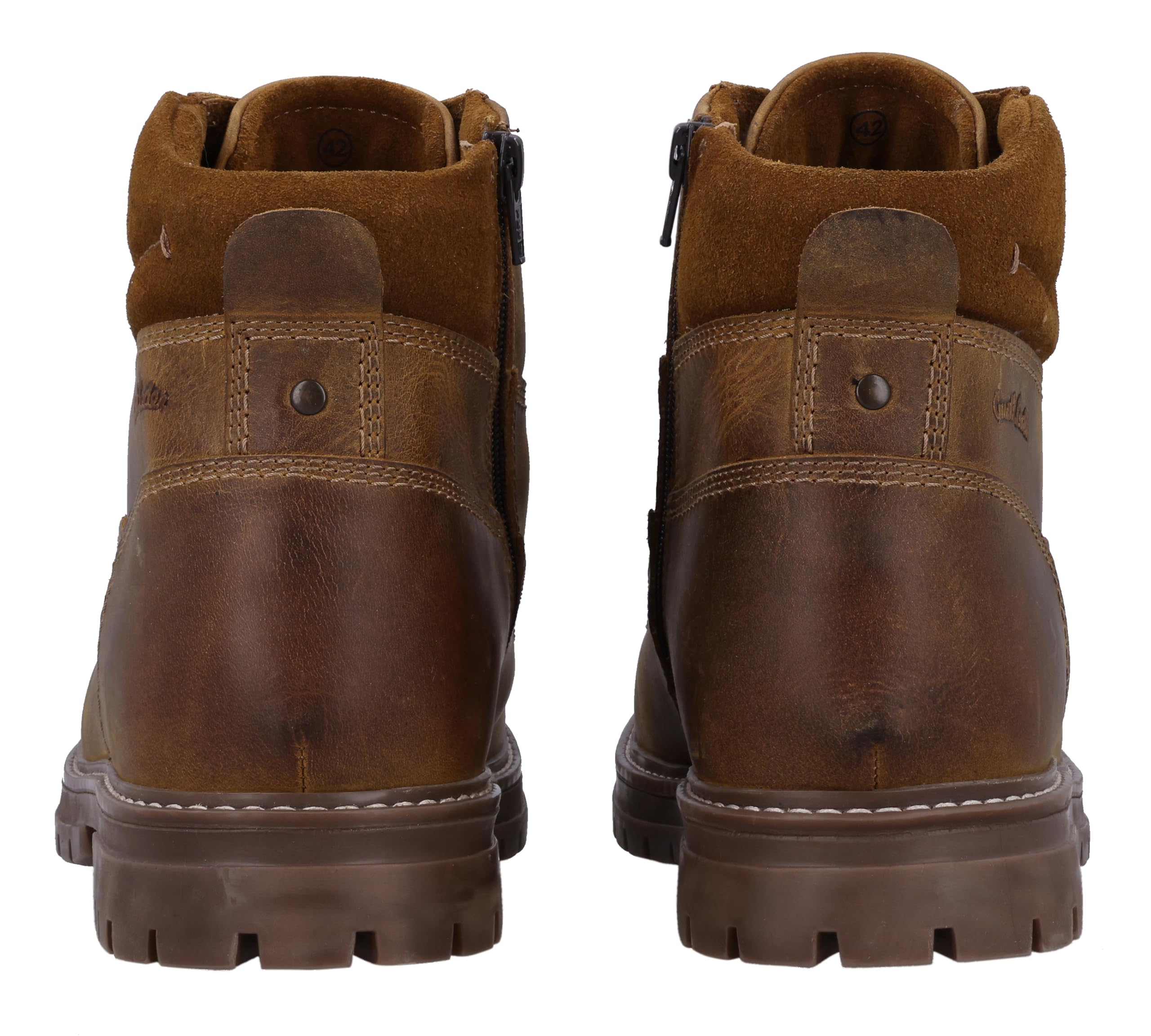 Gusti Leder Schuhe Falco - Schuhe mit Reißverschluss und Schnürsenkel