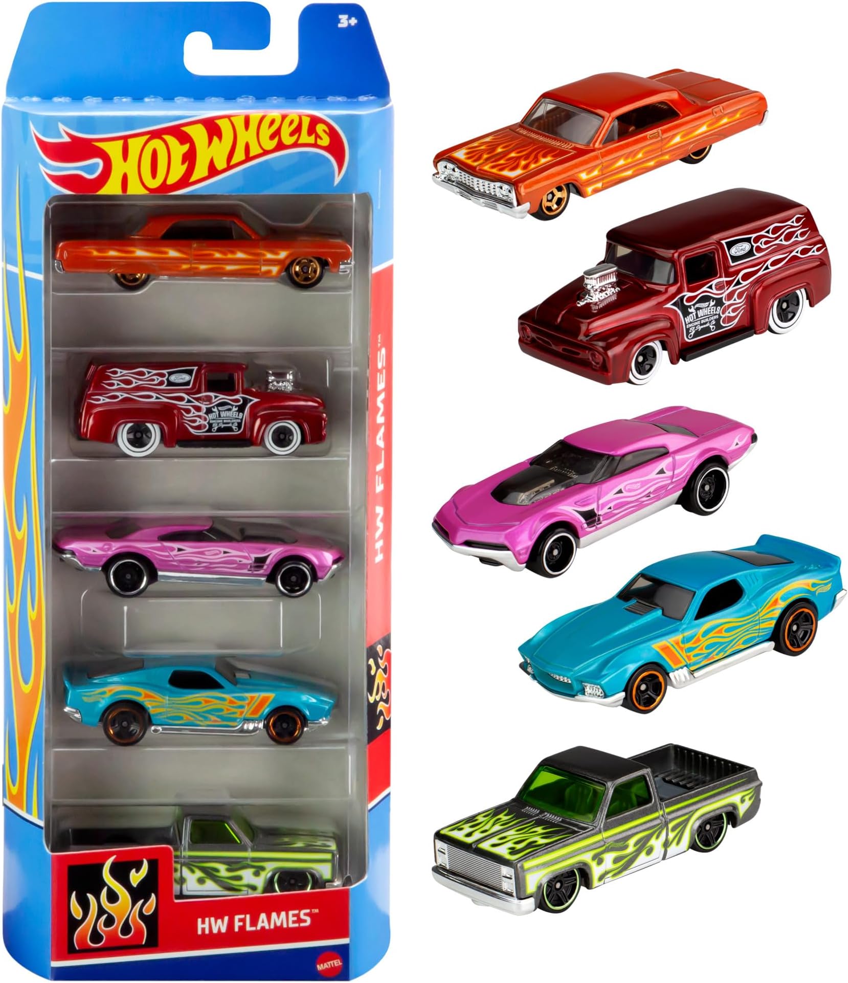 Hot Wheels 5 Car Gift Pack (Styles May Vary)