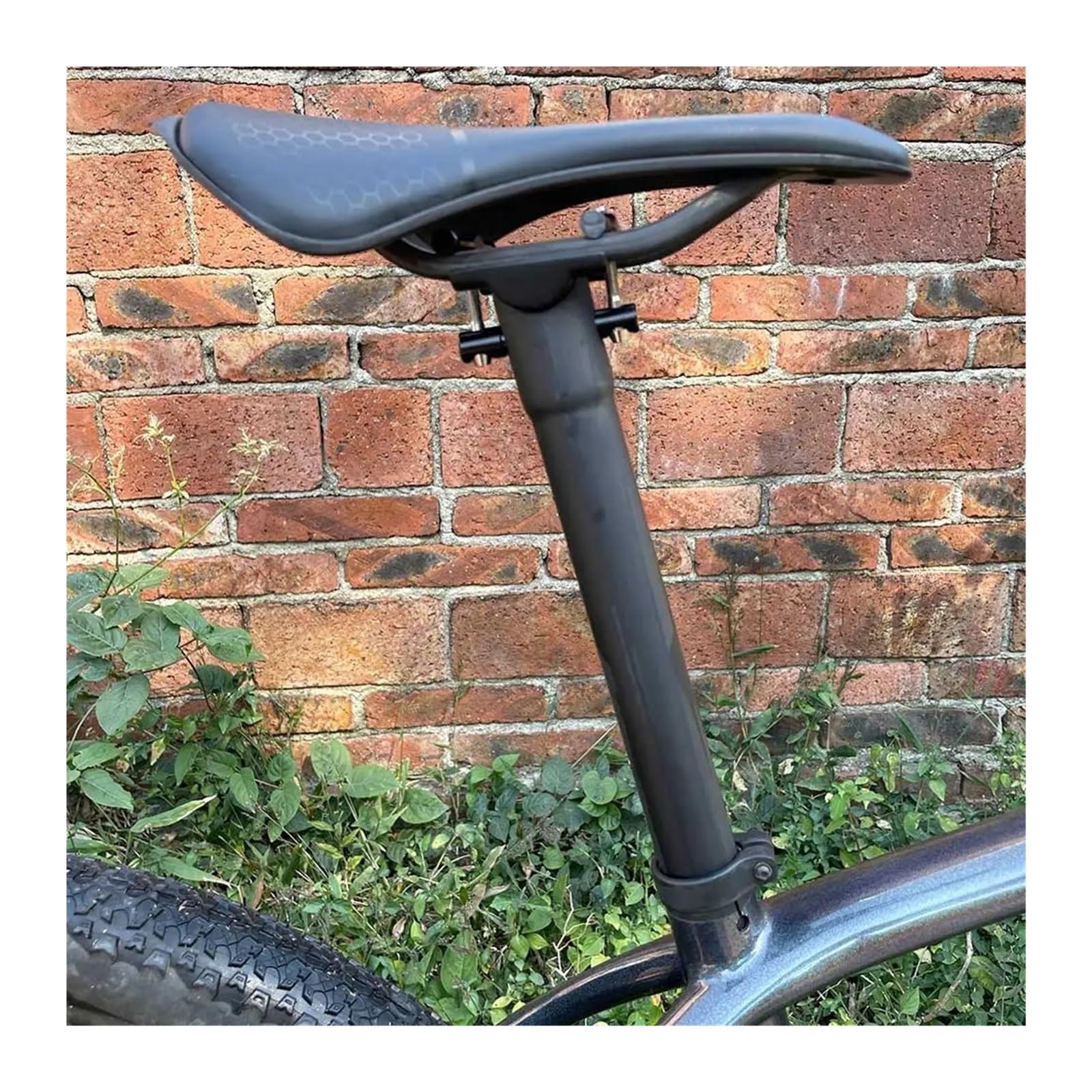 Reggisella leggero nero opaco da 27,2/30,9/31,6 mm, bicicletta strada