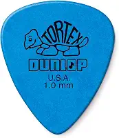 Palheta de guitarra azul padrão Tortex Dunlop 1,0 mm, pacote com 12